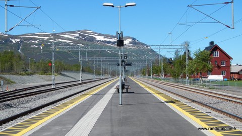 Laponie Suédoise Kungsleden train